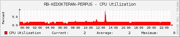 RB-KEDOKTERAN-PERPUS - CPU Utilization